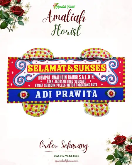 Papan Bunga Ucapan Selamat Cilacap Utara
